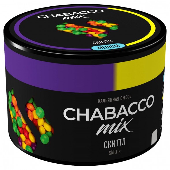 Смесь Chabacco MIX MEDIUM - Skittle (Скиттл, 40 грамм) купить в Владивостоке