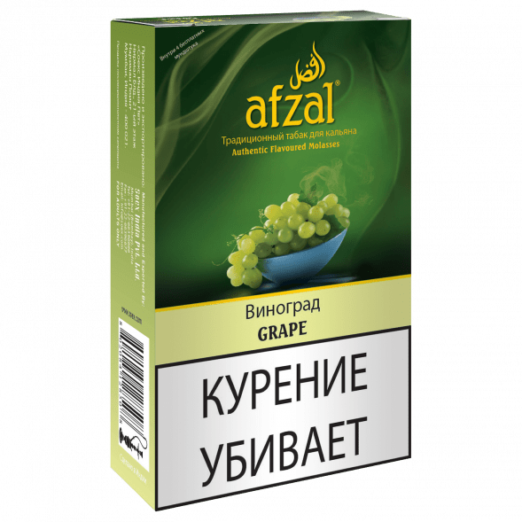 Табак Afzal - Grape (Зеленый Виноград, 40 грамм) купить в Владивостоке