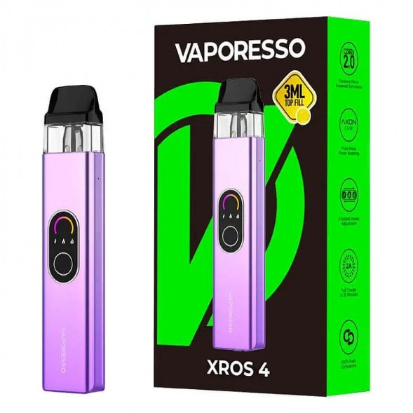 Электронная сигарета Vaporesso XROS 4 - Lilac Purple (Сиренево-Фиолетовая) купить в Владивостоке