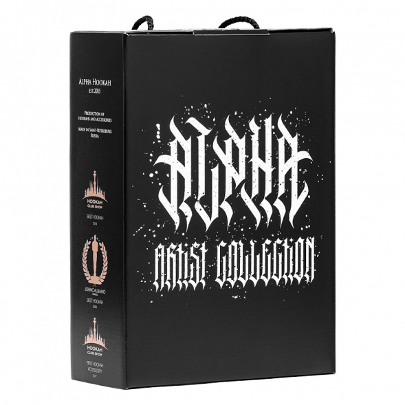 Кальян Alpha Hookah - Model X Artist Collection Black Matte (без колбы) купить в Владивостоке