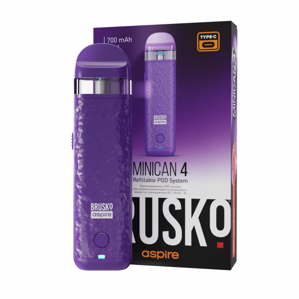 Электронная сигарета Brusko - Minican 4 (Фиолетовый) купить в Владивостоке