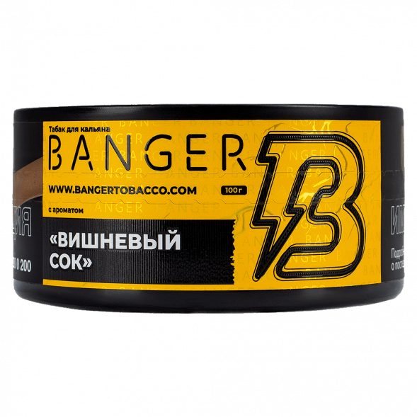 Табак Banger - Cherry Juice (Вишнёвый Сок, 100 грамм) купить в Владивостоке