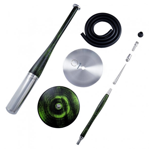 Кальян UNION - Argument 3X (Зелёный, Без Колбы) купить в Владивостоке