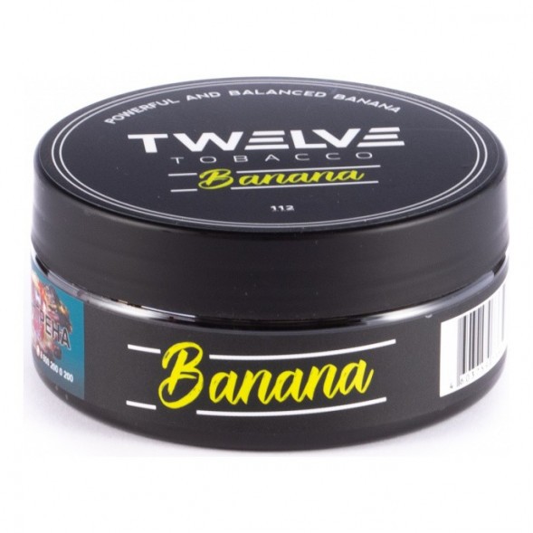 Табак Twelve - Banana (Банан, 100 грамм, Акциз) купить в Владивостоке