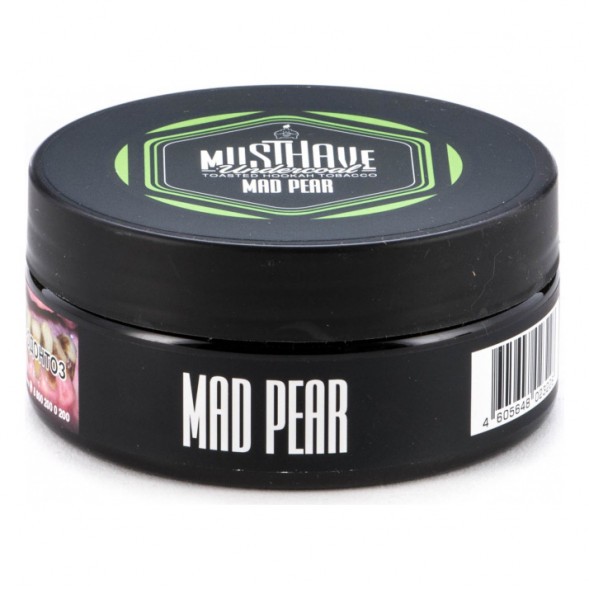 Табак Must Have - Mad Pear (Сумасшедшая Груша, 125 грамм) купить в Владивостоке