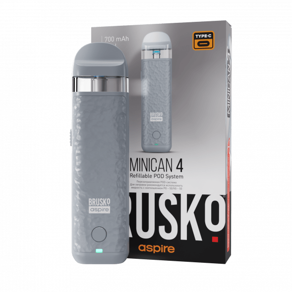 Электронная сигарета Brusko - Minican 4 (Серый) купить в Владивостоке