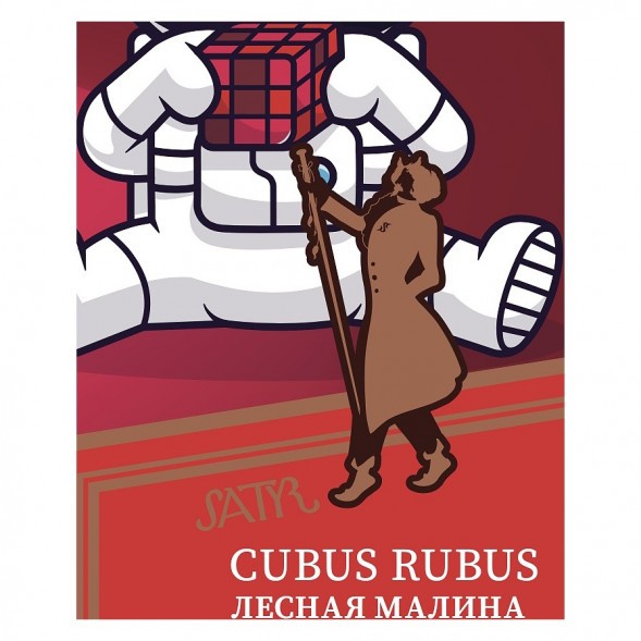 Табак Satyr - Cubus Rubus (Лесная Малина, 25 грамм) купить в Владивостоке