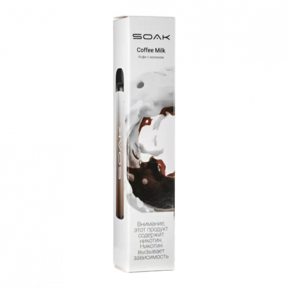 SOAK X - Coffee Milk (Кофе с Молоком, 2200 затяжек) купить в Владивостоке