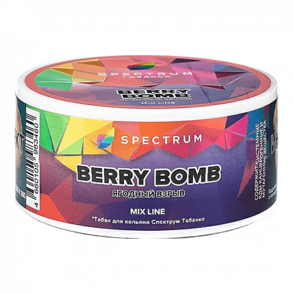 Табак Spectrum Mix Line - Berry Bomb (Ягодный Взрыв, 25 грамм) купить в Владивостоке