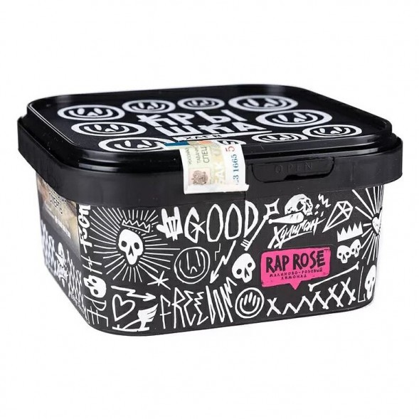 Табак Хулиган - Rap Rose (Малиново-Розовый Лимонад, 200 грамм) купить в Владивостоке