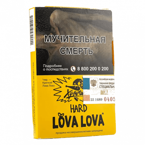 Табак Хулиган Hard - LOVA LOVA (Манговый Чизкейк, 25 грамм) купить в Владивостоке