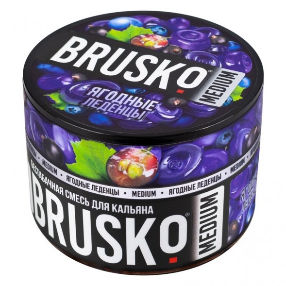 Смесь Brusko Medium - Ягодные Леденцы (50 грамм) купить в Владивостоке
