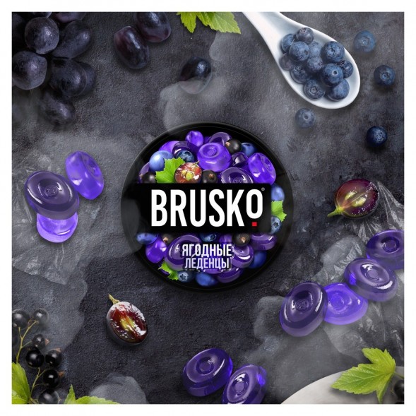 Смесь Brusko Medium - Ягодные Леденцы (50 грамм) купить в Владивостоке
