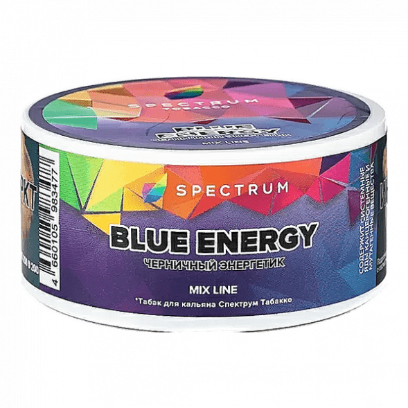 Табак Spectrum Mix Line - Blue Energy (Черничный Энергетик, 25 грамм) купить в Владивостоке