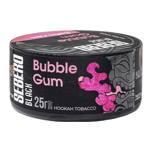 Табак Sebero Black - Bubble Gum (Бабл Гам, 25 грамм) купить в Владивостоке