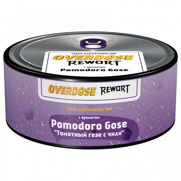 Табак Overdose - Pomodoro Gose (Томатный Гозе с Чили, 100 грамм) купить в Владивостоке