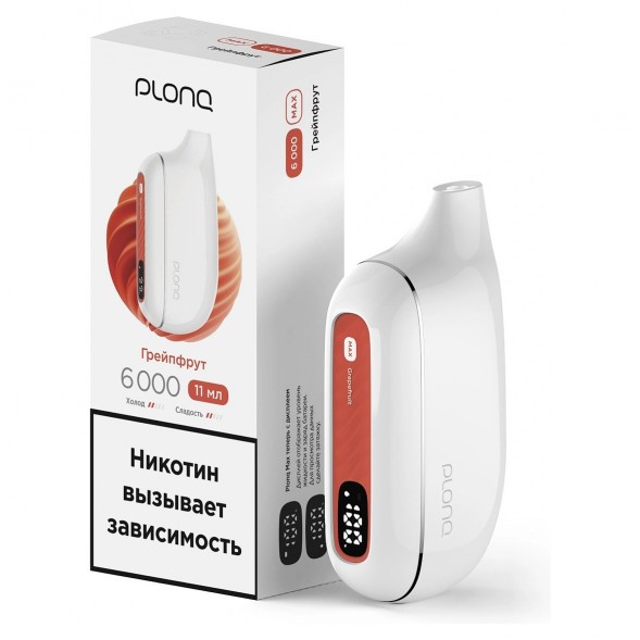 PLONQ MAX - Грейпфрут (6000 затяжек) купить в Владивостоке