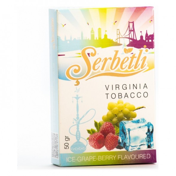 Табак Serbetli - Ice Grape Berry (Виноград Ягоды со Льдом, 50 грамм, Акциз) купить в Владивостоке