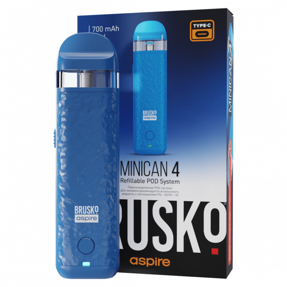Электронная сигарета Brusko - Minican 4 (Синий) купить в Владивостоке