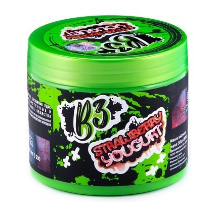 Табак B3 - Strawberry Yougurt (Клубничный Йогурт, 250 грамм) купить в Владивостоке