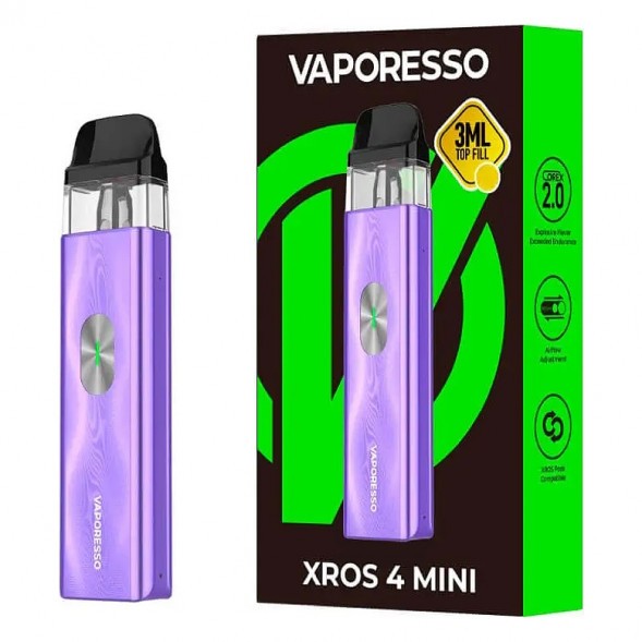 Электронная сигарета Vaporesso XROS 4 Mini - Ice Purple (Фиолетовый Лёд) купить в Владивостоке