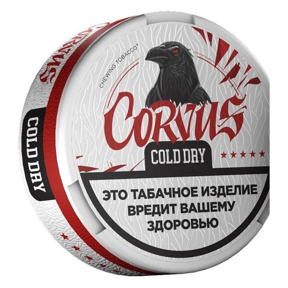 Табак жевательный CORVUS - Cold Dry STRONG (13 грамм) купить в Владивостоке