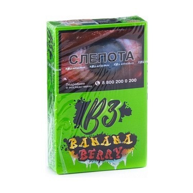 Табак B3 - Banana Berry (Банан и Ягоды, 50 грамм) купить в Владивостоке