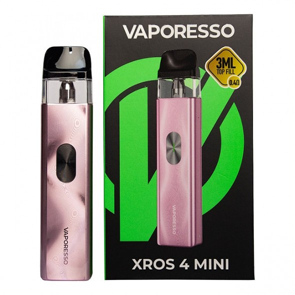Электронная сигарета Vaporesso XROS 4 Mini - Ice Pink (Розовый Лёд) купить в Владивостоке