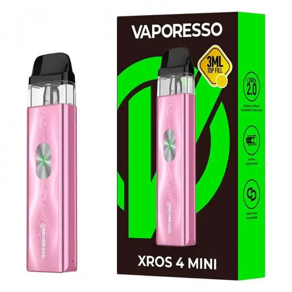Электронная сигарета Vaporesso XROS 4 Mini - Ice Pink (Розовый Лёд) купить в Владивостоке