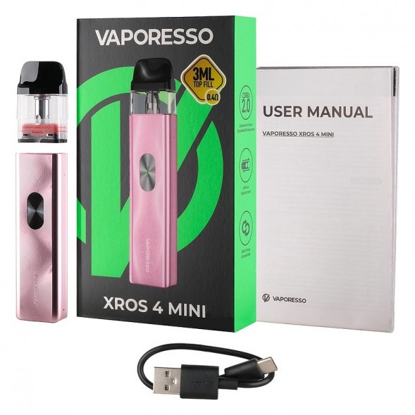 Электронная сигарета Vaporesso XROS 4 Mini - Ice Pink (Розовый Лёд) купить в Владивостоке