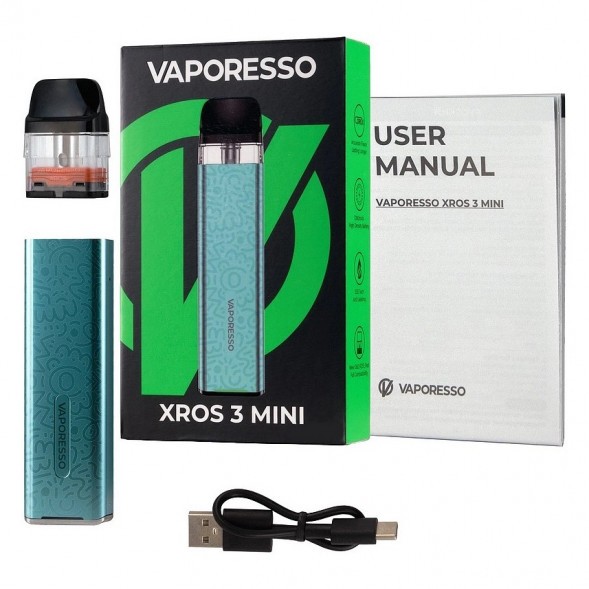 Электронная сигарета Vaporesso XROS 3 Mini - Aqua Green купить в Владивостоке