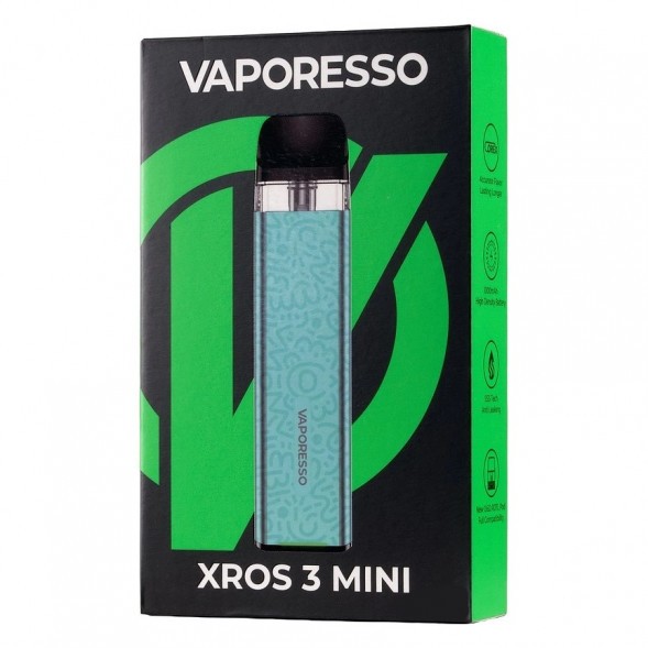 Электронная сигарета Vaporesso XROS 3 Mini - Aqua Green купить в Владивостоке