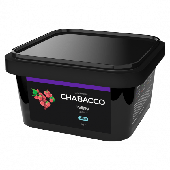 Смесь Chabacco MEDIUM - Raspberry (Малина, 200 грамм) купить в Владивостоке