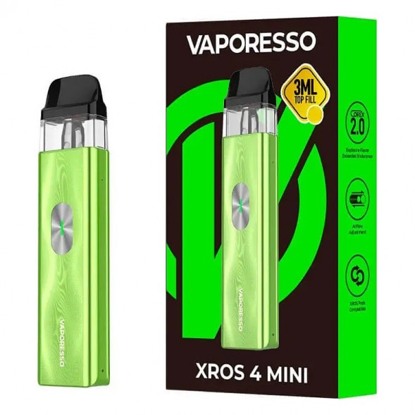 Электронная сигарета Vaporesso XROS 4 Mini - Ice Green (Зелёный Лёд) купить в Владивостоке