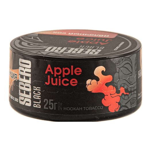 Табак Sebero Black - Apple Juice (Яблочный Сок, 25 грамм) купить в Владивостоке