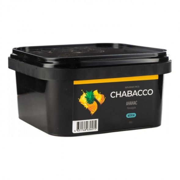 Смесь Chabacco MEDIUM - Pineapple (Ананас, 200 грамм) купить в Владивостоке