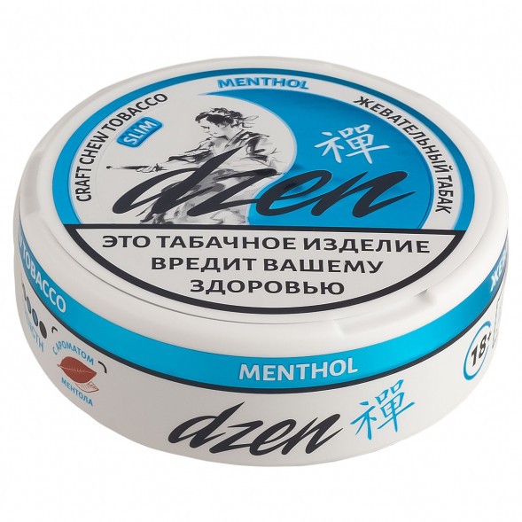Табак жевательный DZEN - Menthol Slim (Ментол Слим) купить в Владивостоке