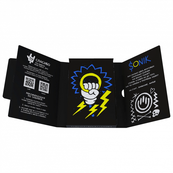 Табак Хулиган - Sonik (Фруктовые Кукурузные Колечки, 25 грамм) купить в Владивостоке