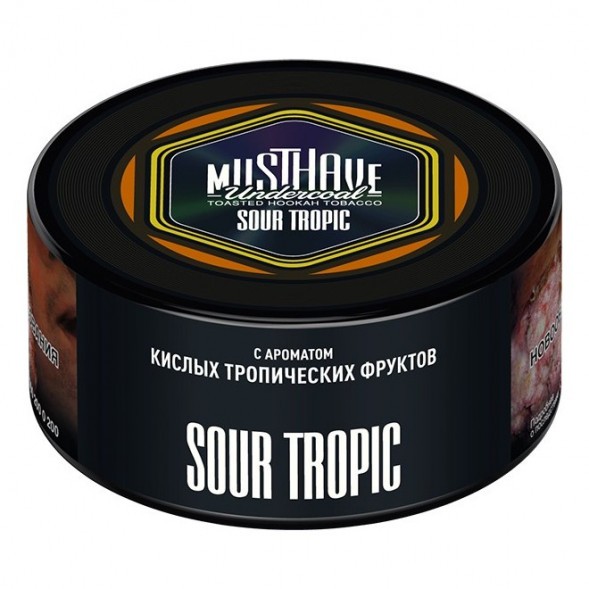 Табак Must Have - Sour Tropic (Кислые Тропические Фрукты, 125 грамм) купить в Владивостоке
