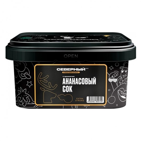 Табак Северный Professional - Ананасовый Сок (200 грамм) купить в Владивостоке