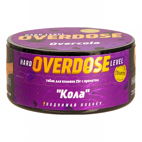 Табак Overdose - Overcola (Кола, 25 грамм) купить в Владивостоке