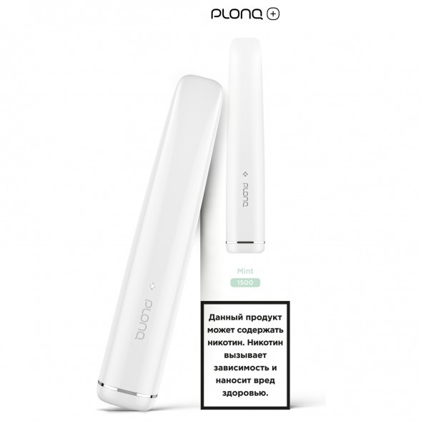 PLONQ PLUS - Мята (1500 затяжек) купить в Владивостоке
