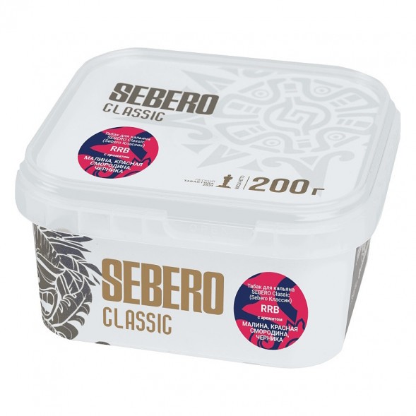 Табак Sebero - RRB (Малина, Красная Смородина, Черника, 200 грамм) купить в Владивостоке