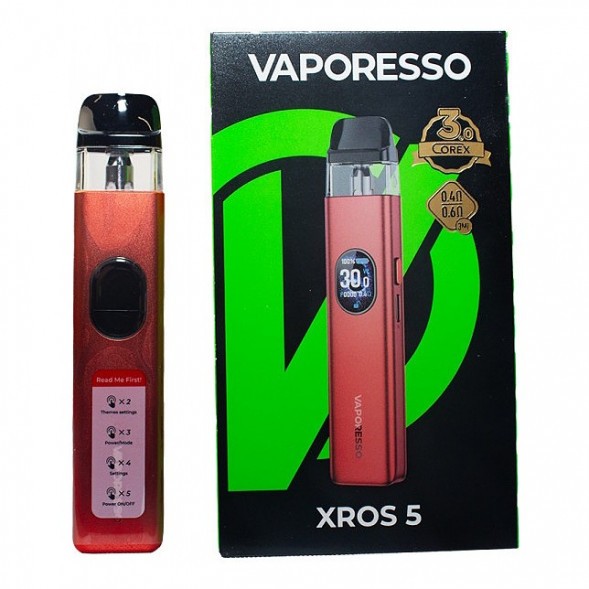 Электронная сигарета Vaporesso XROS 5 - Coral Red купить в Владивостоке