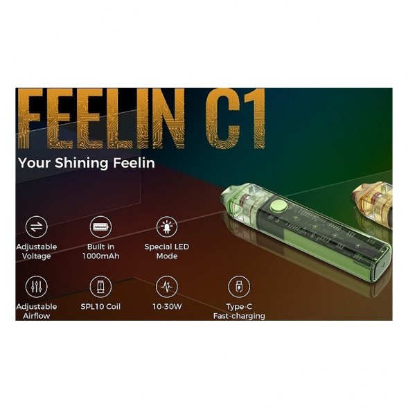 Электронная сигарета Brusko - Feelin C1 (Белый) купить в Владивостоке