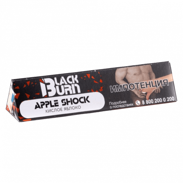 Табак BlackBurn - Apple Shock (Кислое Яблоко, 25 грамм) купить в Владивостоке