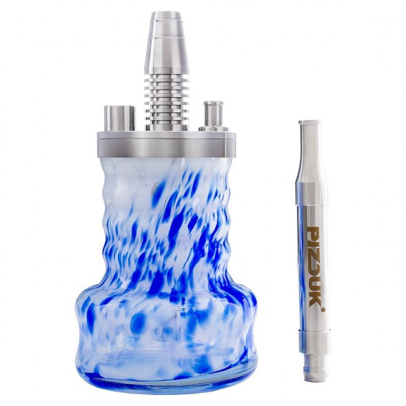 Кальян Pizduk PRO - Black-Bag (Бело-Синяя Колба) купить в Владивостоке