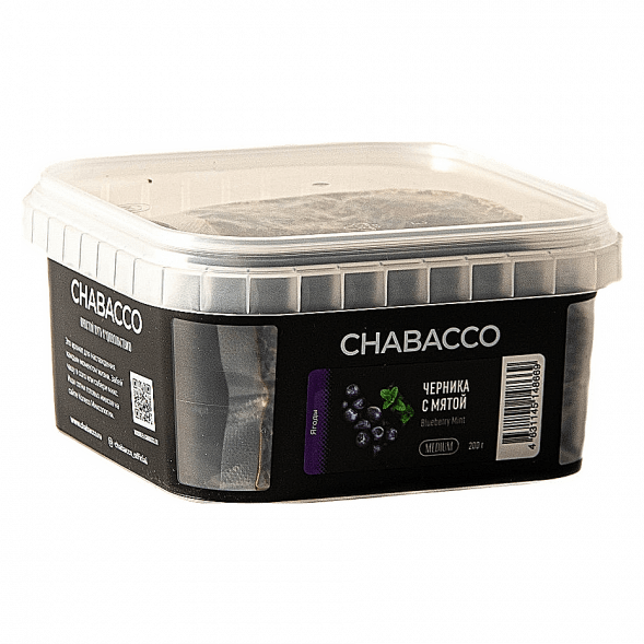 Смесь Chabacco MEDIUM - Blueberry Mint (Черника с Мятой, 200 грамм) купить в Владивостоке