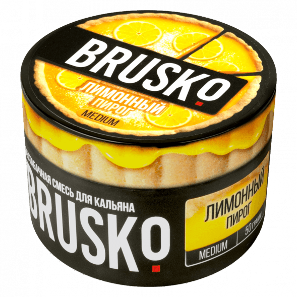 Смесь Brusko Medium - Лимонный Пирог (50 грамм) купить в Владивостоке