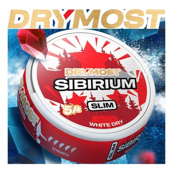 Табак жевательный DryMost - Sibirium Slim (12 грамм) купить в Владивостоке